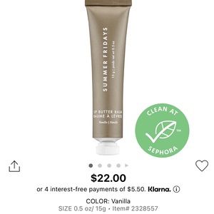 NEW SUMMER FRIDAYS LIP BUTTER BALM